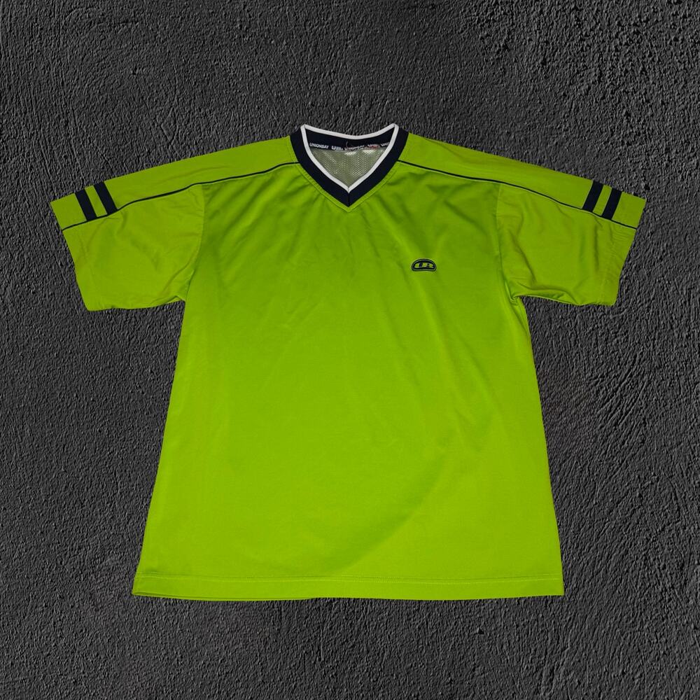 Y2K green union bay meshed lined jersey tee